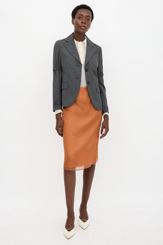 Prada Elbow Strap Blazer