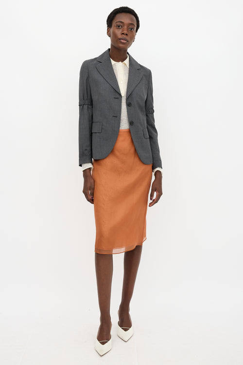 Prada Elbow Strap Blazer