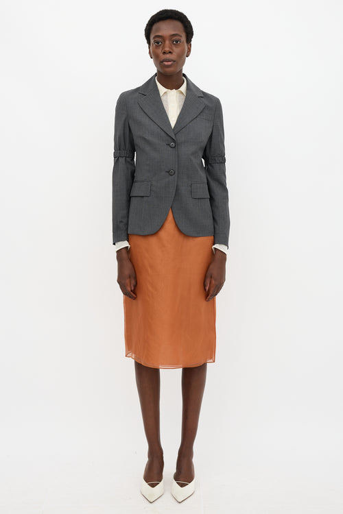 Prada Elbow Strap Blazer