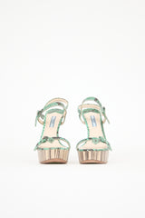 Prada Exotic Leather Platform Heel