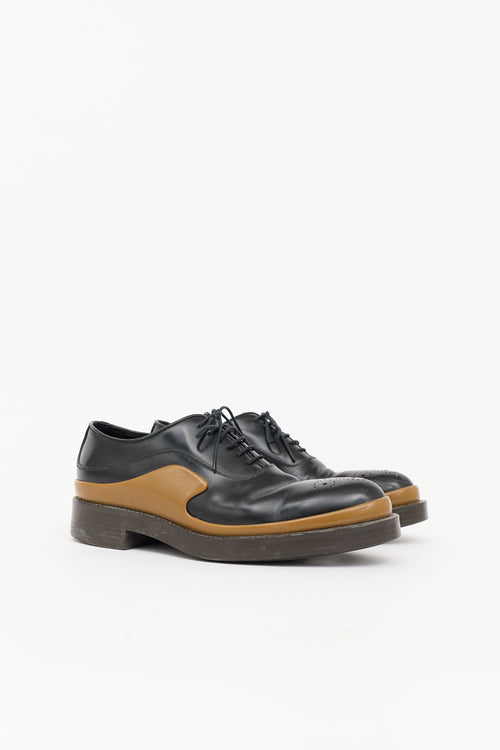 Prada FW 2015 Leather Brogue Oxford