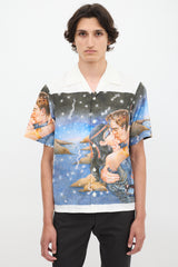 Prada FW 2016 Blue & Multicolour Impossible True Love Shirt