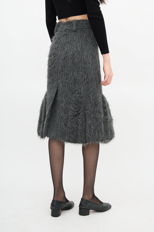 Prada FW 2017 Ruffled Skirt