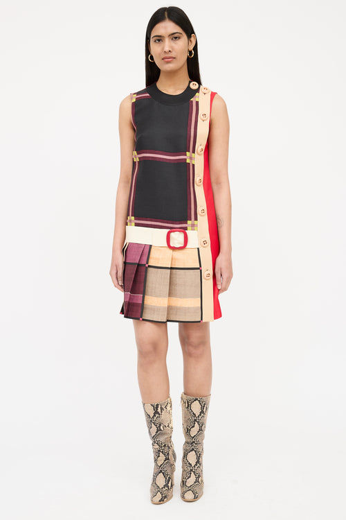 Prada FW11 Silk & Wool  Dress