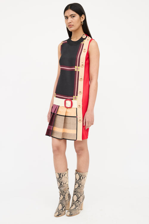 Prada FW11 Silk & Wool  Dress