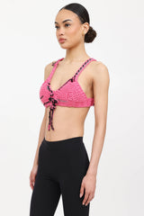 Prada FW17 Wool Knit Bralette Top
