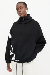 Prada FW 2018 Graphic Zip Hoodie
