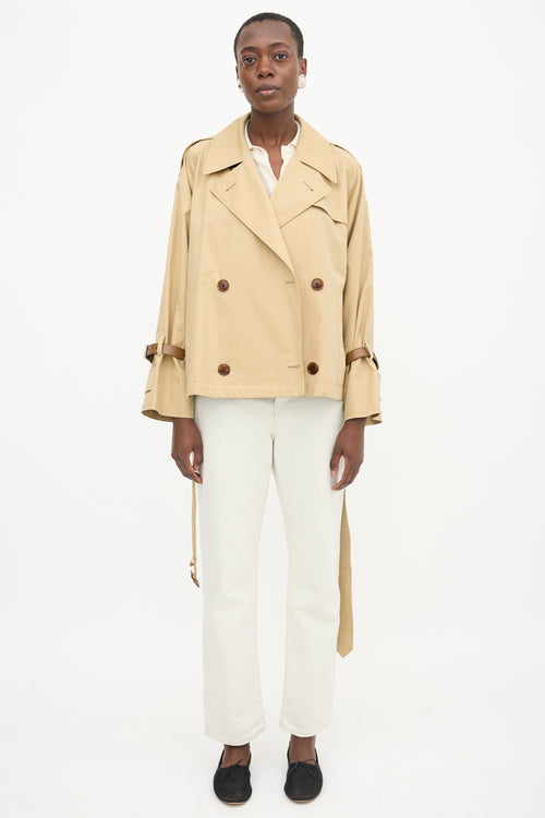 Prada FW 2024 Cropped Trench Coat