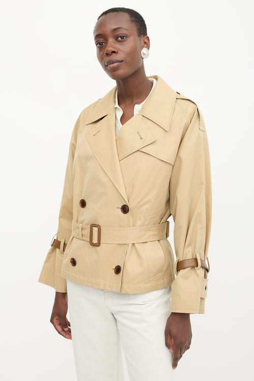 Prada FW 2024 Cropped Trench Coat