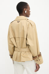 Prada FW 2024 Cropped Trench Coat