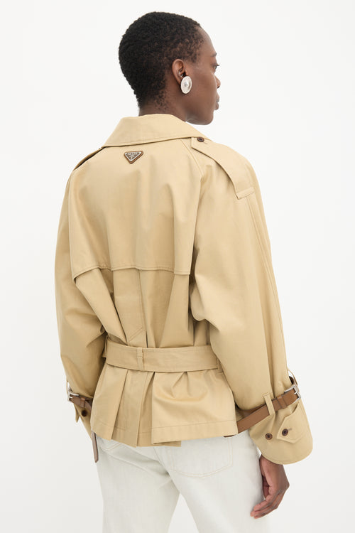 Prada FW 2024 Cropped Trench Coat