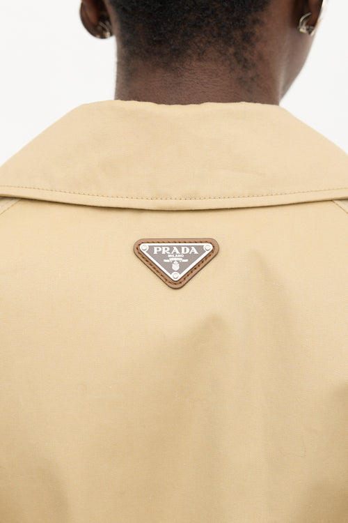 Prada FW 2024 Cropped Trench Coat