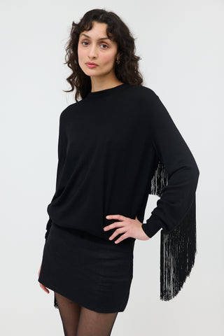 Prada Fall 2020 Fringe Sweater