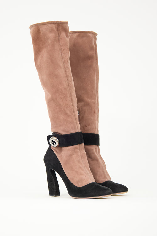 Prada Fall 2011 Suede Mary Jane Boot