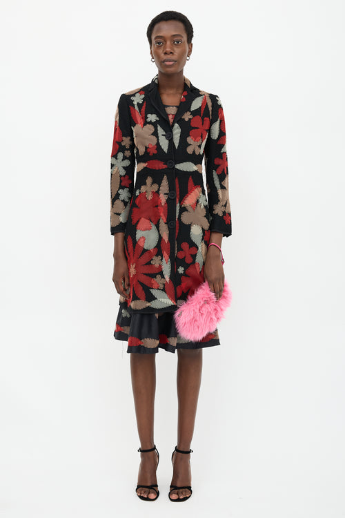 Prada Faux Fur Clutch