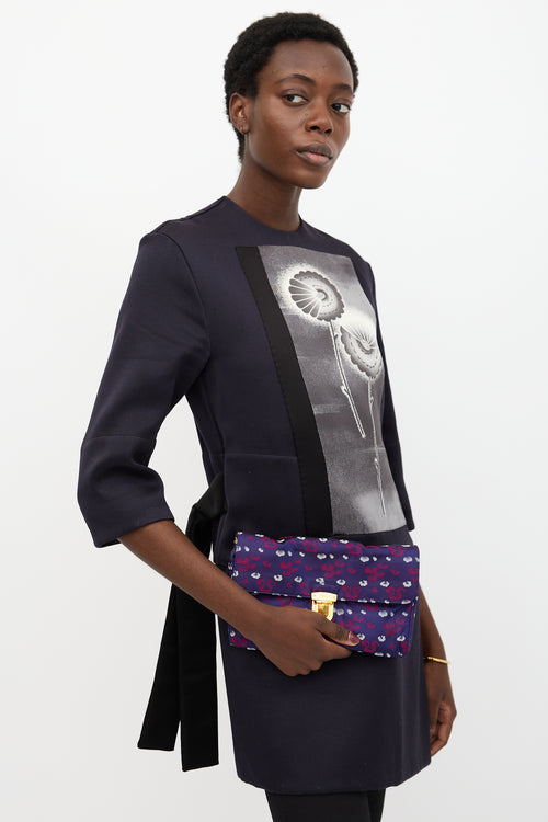 Prada Satin Floral Bag