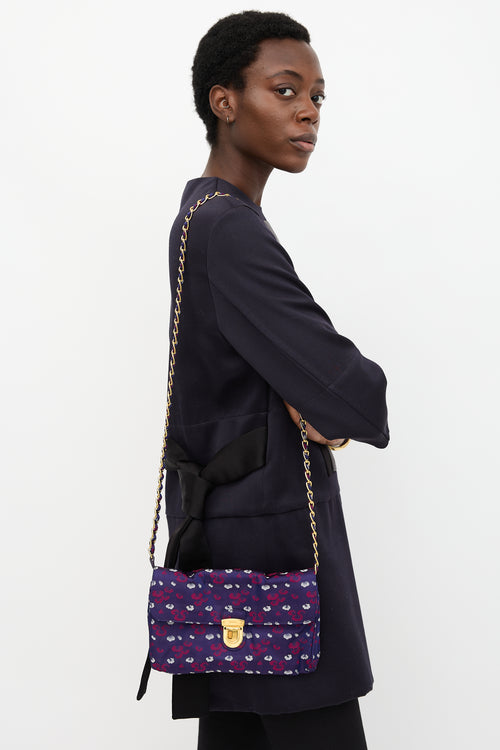 Prada Satin Floral Bag