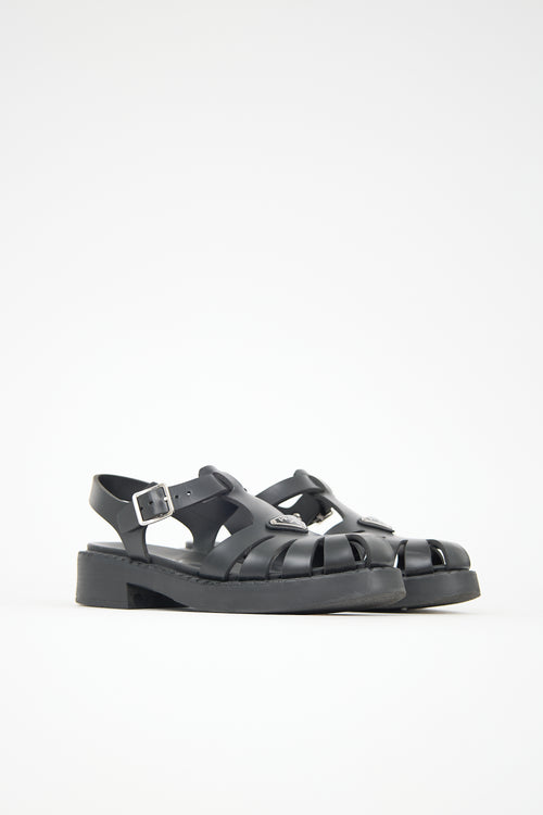 Prada Foam Rubber Logo Sandal