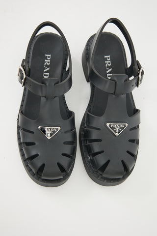 Prada Foam Rubber Logo Sandal