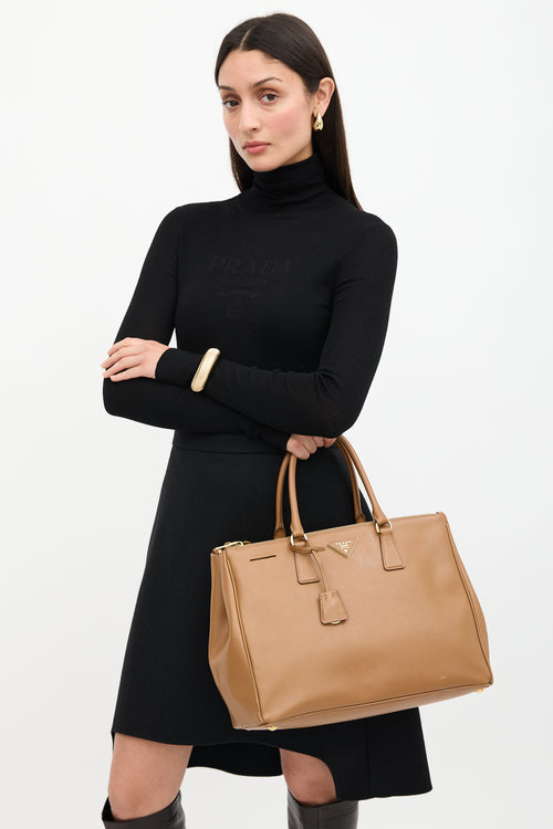 Prada Saffiano Leather Galleria Bag