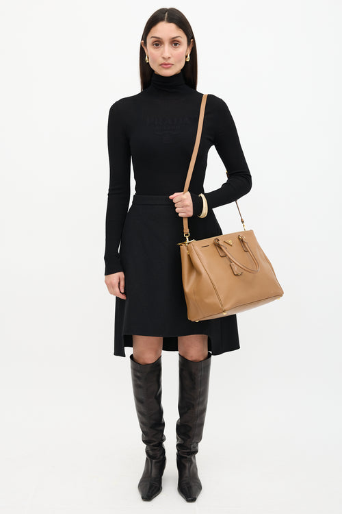 Prada Saffiano Leather Galleria Bag