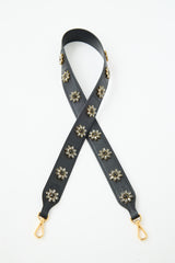 Prada Saffiano Leather Embellished Bag Strap