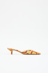 Prada Satin Pointed Toe Mule