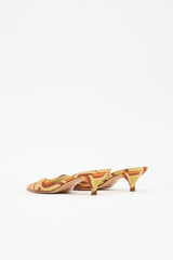 Prada Satin Pointed Toe Mule