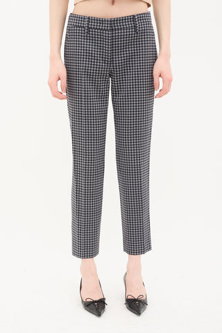 Prada Gingham Trouser