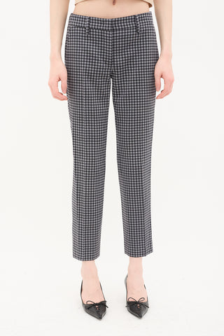 Prada Gingham Trouser