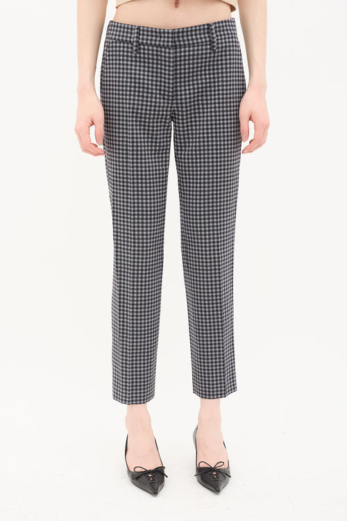 Prada Gingham Trouser