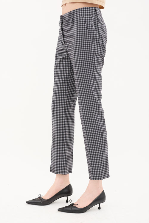 Prada Gingham Trouser