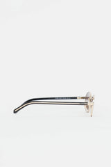 Prada Gold Black SPRB53 Sunglasses