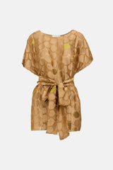 Prada 2009 Circular Belted Top