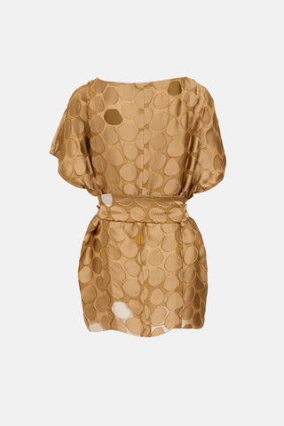 Prada 2009 Circular Belted Top