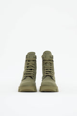 Prada Canvas Combat Boot