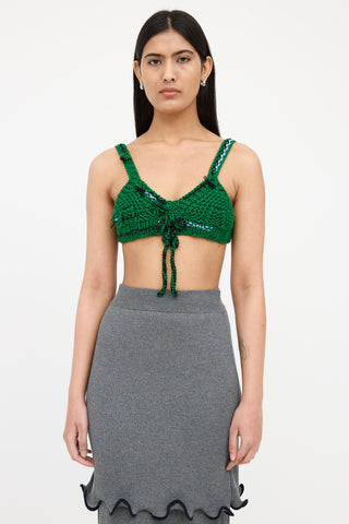 Prada FW 2017 Knit Bralette Top
