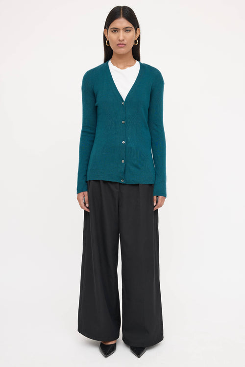 Prada Knit Button Up Cardigan