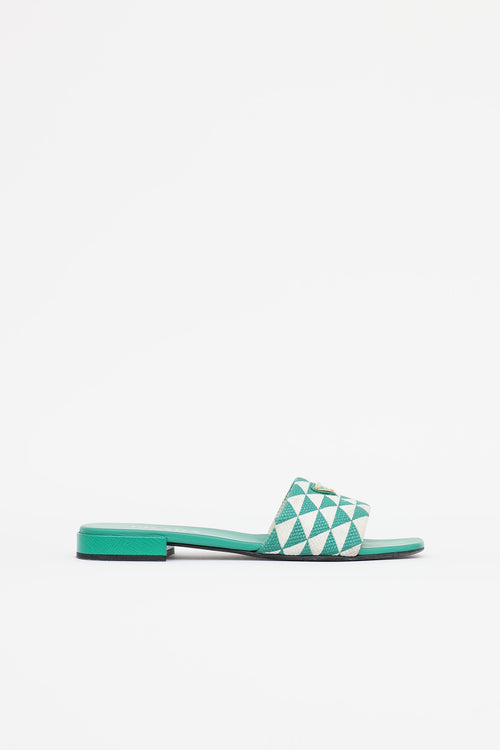 Prada Printed Slide