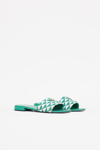 Prada Printed Slide