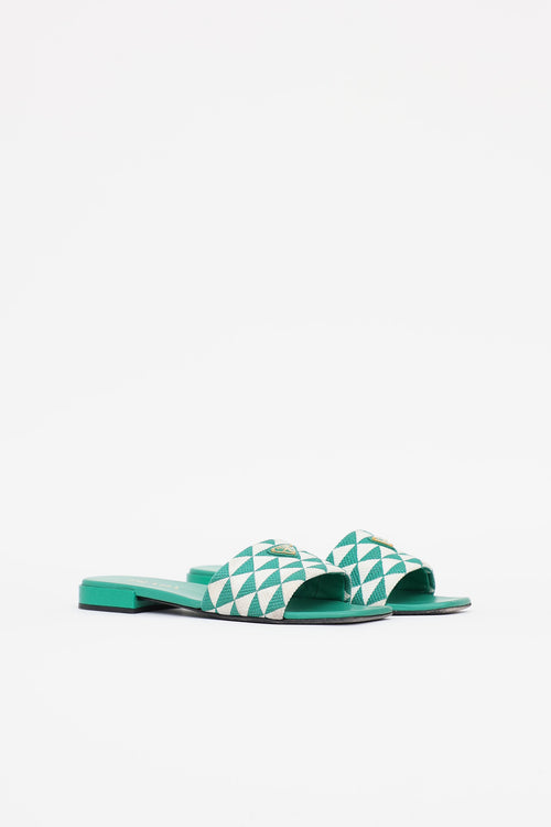Prada Printed Slide