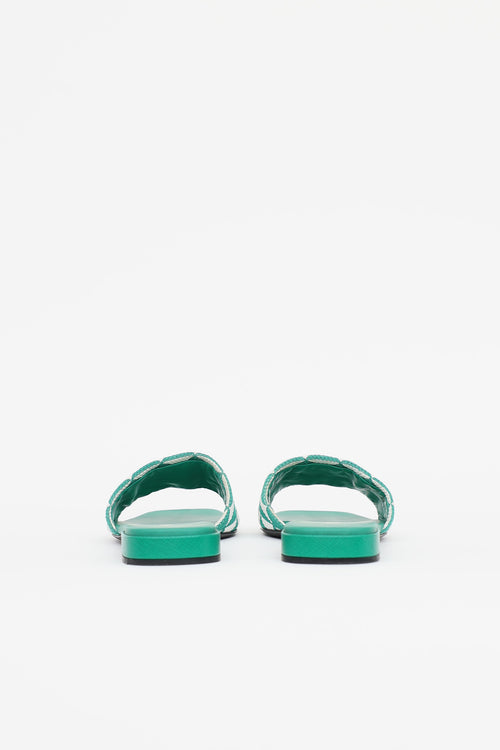Prada Printed Slide