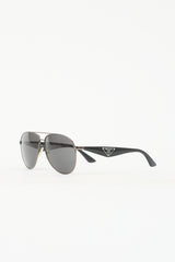 Prada SPR53Q Aviator Sunglasses