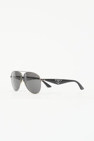 Prada SPR53Q Aviator Sunglasses