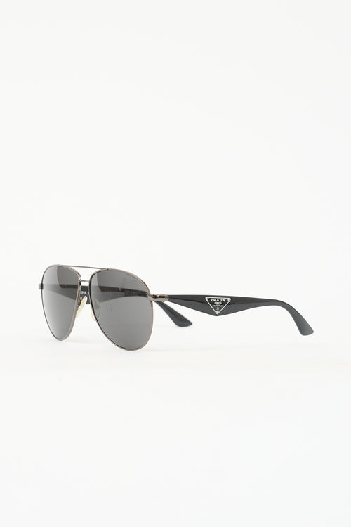 Prada SPR53Q Aviator Sunglasses
