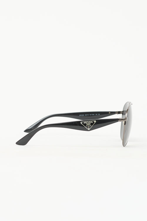 Prada SPR53Q Aviator Sunglasses