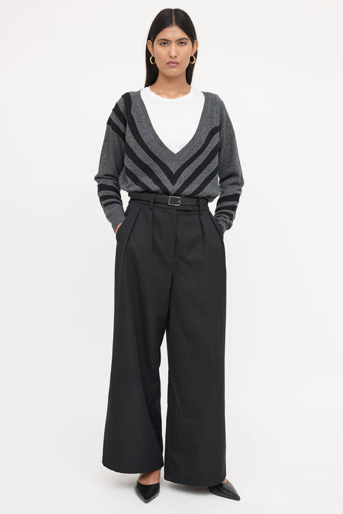 Prada Knit Striped Sweater