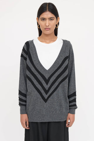Prada Knit Striped Sweater