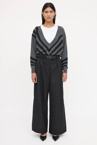 Prada Knit Striped Sweater