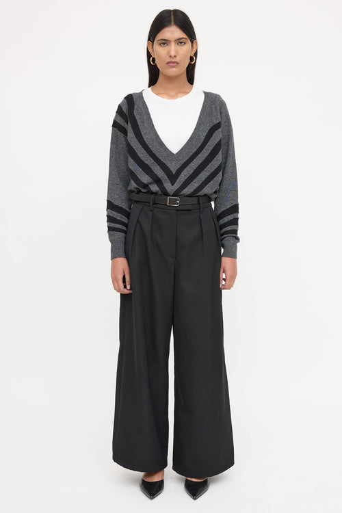 Prada Knit Striped Sweater